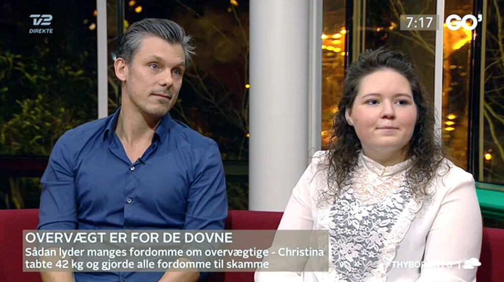 Christinas imponerende vægttab på 40 kilo
